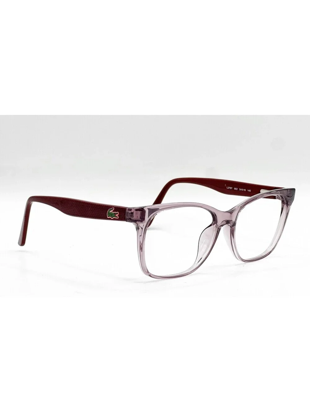 Lacoste L2767 662 Rose Nude Rectangle Authentic Eyeglass Frames 54-16